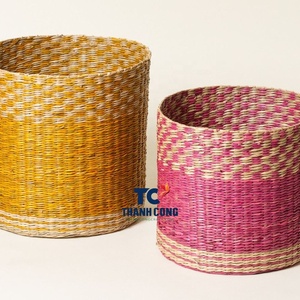 Cesta de jacinto de agua de nuevo diseño de PRODUCTO DE MODA: duradera, multifuncional y perfecta para el almacenamiento y la decoración modernos del hogar - Product Image 3