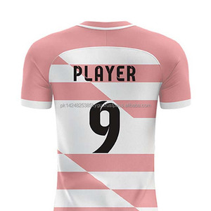 Ensemble de vêtements de sport unisexe pour adultes en polyester à col en V, avec impression par sublimation et design personnalisé, maillot à manches courtes et short de football - Product Image 6