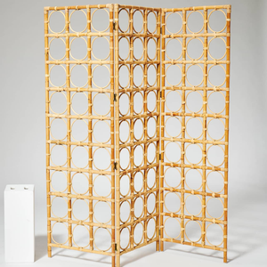 Separadores de ambientes de ratán hechos a mano estilo rústico para dormitorio, biombos de Vietnam. - Product Image 2