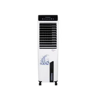 electronic air coolers with water pump tower air cooler with 27 ltr water tank capacity with long air throw