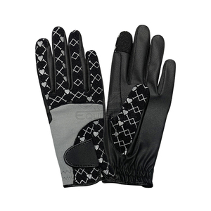 Equestrian <b>Gloves</b> For Women Youth Girls Outdoor Training Custom Design Non Slip Grip <b>Touch</b> <b>Screen</b> All Season Horse Riding <b>Gloves</b> - Product Image 1