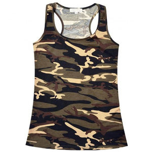 Débardeurs en jersey pour femmes, personnalisés, respirants, grandes tailles, décontractés, pour le fitness et l'entraînement - OEM, motif uni délavé - Product Image 3