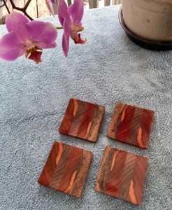 Modern Eco-Friendly Solid Wood <b>Coasters</b> Natural Acacia Wood <b>Drink</b> <b>Coasters</b> for Home Decor - Product Image 6