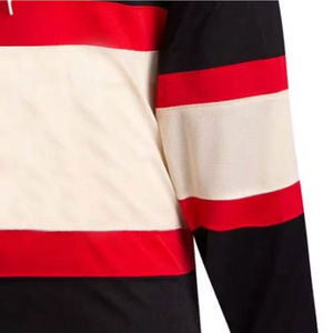 Maillot de hockey sur glace personnalisé pour adultes, manches longues, logo personnalisé, 100% polyester respirant, écologique, service OEM en stock - Product Image 5