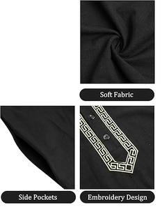 Abaya Thobe pour Hommes Musulmans Qatar 2026, Coton Léger et Respirant, Nouveau Design, Style Casual, Couleur Noire Unie, Vêtements de Ramadan - Product Image 5