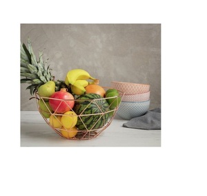 Panier à fruits en métal réutilisable et écologique pour une organisation durable de la cuisine et une présentation des fruits - Product Image 1