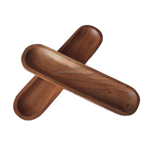 Plato de Madera Pulida Único y Ecológico para Servir Masa, Desechable, Ideal para Uso en el Hogar, Hoteles o Restaurantes - ¡Producto Estrella! - Product Image 1