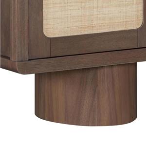 Elegant Handmade Wooden Buffet <b>Sideboard</b> Cabinet with Four Doors and Spacious <b>Storage</b> for Bedroom Kitchen and Dining Application - Product Image 4