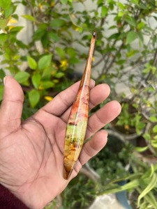 Resin And Wooden <b>Crochet</b> <b>Hooks</b> <b>Set</b> Multicolor Lightweight Comfortable Grip Durable For Knitting <b>Crochet</b> And DIY Yarn Crafts - Product Image 2