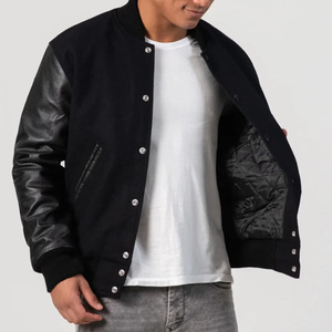 Fabricant de vestes universitaires, veste pull universitaire personnalisée, maillot de football pour hommes, veste de baseball vierge pour hommes en gros - Product Image 6