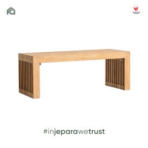 Banco de Jardín Moderno de Madera de Teca Sólida, sin Respaldo, con Listones, para Patio, Hotel, Resort, Villa, Muebles para el Borde de la Piscina - Product Image 6