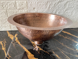copper <b>basin</b> ODM manufacturer copper sink private label copper <b>basin</b> custom branding copper sink logo engraving copper <b>basin</b> - Product Image 2