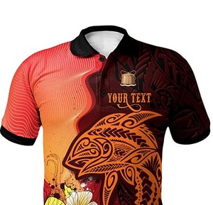 Polo tribal personnalisé Papouasie-Nouvelle-Guinée – Maillot de rugby sublimé pour équipe |   Polo de sport performant pour hommes |   Fabrication OEM ODM - Product Image 6
