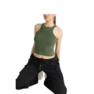 KAALS INDUSTRIES Nueva Moda Top Corto Sexy sin Mangas para Mujer, Cuello Redondo, Negro, Transpirable, Estilo Hip Hop, para Gimnasio 2026 - Product Image 3