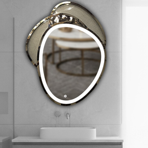 Mejore el aspecto de sus interiores con este elegante espejo con marco de revestimiento S S PVD, perfecto para baños, dormitorios y vestidores. - Product Image 4