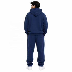 Survêtement et jogging en coton haute densité, sweat-shirt oversize épais, mode hiver, usine de vêtements à marque privée - Product Image 3