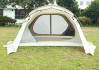 Tente de camping, équipement de camping, imperméable, portable, pour le camping, origine Vietnam, poteaux en fibre de verre, tissu poly taffeta 75D, tente en polycoton.