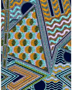 Tissu en coton imprimé africain de haute qualité, écologique, motif Ankara, tissu batik pour robes, sacs et artisanat pour femmes et hommes - Product Image 6