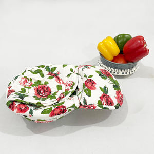 Panier à pain en coton tissé élégant et personnalisé, best-seller, pour la table, la salle à manger, le service du pain et des fruits - Product Image 3