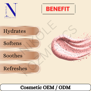 Masque facial hydratant et éclaircissant à l'eau de rose, soin nourrissant pour tous types de peaux, OEM ODM, marque privée - Product Image 4