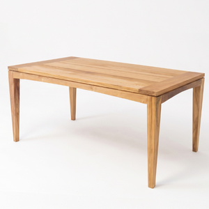 Table à manger carrée en teck McGill Teak Piedra, best-seller, en teck massif, design moderne, durable et écologique, pieds effilés fins - Product Image 2