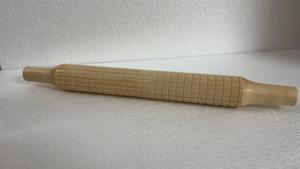 Wooden Felting Roller With Textured Grip Pattern Handmade Wool Felting <b>Tool</b> For Crafts And Textile Making - Product Image 4