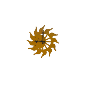 Modern Nordic Turquoise Windmill <b>Wall</b> <b>Clock</b> Creative <b>Silent</b> Sunburst Design Large Decorative Geometric Analog <b>Clock</b> For Living - Product Image 2