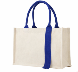 Sacs fourre-tout d'été en toile écologiques réutilisables à motif géométrique, personnalisables en gros, à fermeture ouverte - Product Image 2