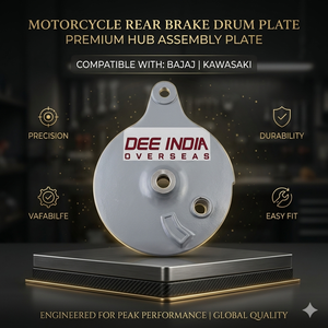 Motorcycle Rear Brake Drum <b>Plate</b> for Bajaj Kawasaki | Brake Hub Assembly <b>Plate</b> - Product Image 2