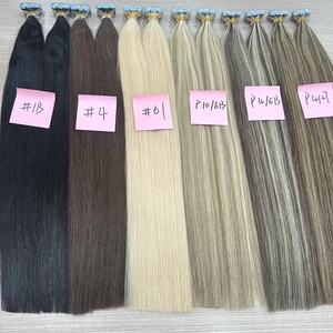 <strong>Real</strong> Human Remy <strong>Hair</strong> Tape <strong>Extensions</strong> Invisible Tabs <strong>Double-Sided</strong> 50/100g Cabello Humano Russian <strong>Hair</strong> Wholesale - Product Image 2