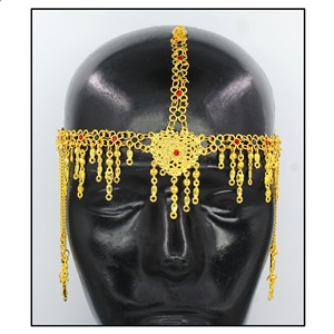 <b>Women</b> Hair Jewelry Bridal Hair Decoration Accessory Gold Plated Hairpin <b>Headband</b> Jewellery New Fashion Trendy Look - Product Image 4