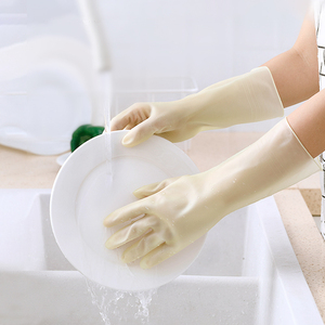 Nouveaux gants en PVC imperméables très résistants pour le nettoyage de la cuisine et la lessive - Product Image 3