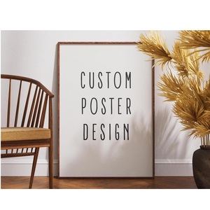 Hot Sale Custom Printed <b>Posters</b> with Logo Promotional Wall <b>Posters</b> for Corporate and Retail Advertising Available at Good Price - Product Image 1