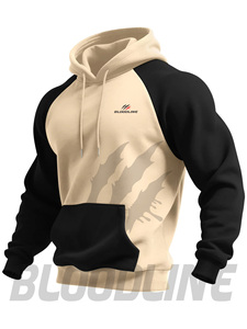 Sweat-shirt à capuche pour homme Bloodline, manches raglan, imprimé, poche, décontracté, pour l'automne - Product Image 1