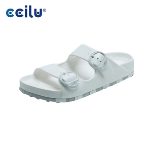 Wholesale Lightweight Beach <b>Slippers</b> Vegan Odor Control Anti Slip Ergonomic Buckle Strap Home <b>Slippers</b> Jg09 - Product Image 1