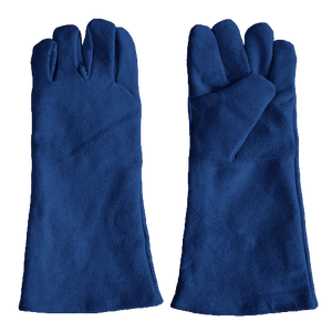 Gants de soudage en cuir de vachette de haute qualité, gants de sécurité performants, fonction ignifuge, équipement de protection individuelle - Product Image 5