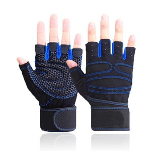 Half-finger Gloves for Men Women Anti-slip Support Gym Gloves Barbell & <b>Dumbbell</b> Workouts for Weightlifting Cycling Gloves - Product Image 1