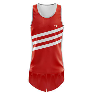 Five B Unisex Blue White Sublimated Running Uniform Tank Top Moisture Wicking Athletic Fit All Seasons Adult Sport Apparel - Product Image 6