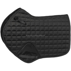 Top selling Saddle Pad Full Size Equestrian Saddle Pad Custom Piping Soft Cotton Filled Saddle Pad - Product Image 5