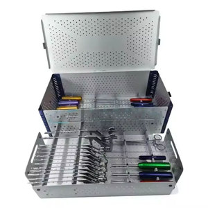 Ensemble d'instruments chirurgicaux pour la décompression vertébrale, la fixation vertébrale, la préparation osseuse et la chirurgie orthopédique professionnelle - Product Image 1