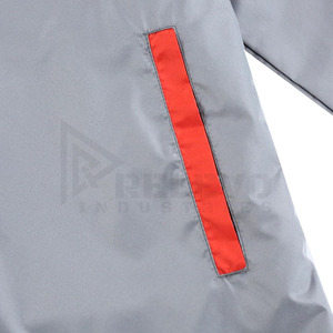 Custom Men's <b>Lightweight</b> Hooded Windproof <b>Jacket</b> Spring Sporty Color Blocking Full Sleeve Zipper Front Logo Adults Wholesale - Product Image 4