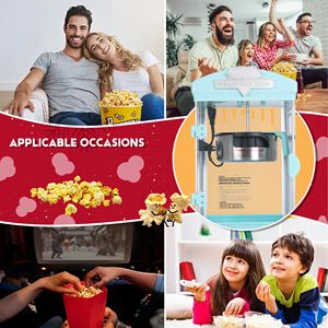 Máquina Eléctrica para Hacer Palomitas de Maíz de 8 Oz con Plataforma Calentadora, Ideal para Fiestas y Eventos - Product Image 5