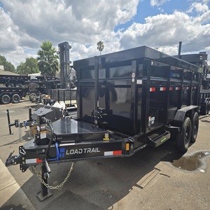Remorque benne télescopique 7x14 7 tonnes pour l'agriculture, neuve et d'occasion, avec roues en aluminium, essieu à engrenages et pneus – pour usage agricole - Product Image 3