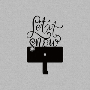 CIFbuy Ganci Metallici Eleganti, Set da 2 Pezzi, Organizzatore da Parete Multifunzione per Chiavi e Cinture, TikTok per Servizio Ritiro Temu - Product Image 2