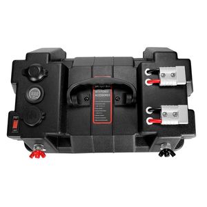 Scatola Batteria Motore Elettrico da Traina Gruppo 24/31 Smart 12V/24V per Batterie Marine con Doppia Cinghia e Guscio in PP - Scatola e Rack Batteria Smart - Product Image 6