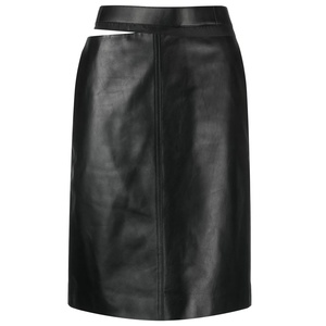 Falda de Cuero de Alta Calidad, Largo Regular, Cuero PU, Ropa de Moda para Mujer, Precio Bajo, Tallas Grandes - Product Image 1