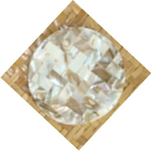 Vaisselle en verre mosaïque et dessous de plat motif mosaïque, taille 10 cm - Product Image 3