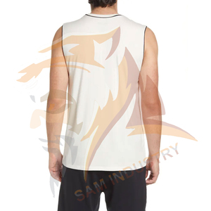เสื้อกล้ามผู้ชายระบายอากาศได้ดี แบรนด์ส่วนตัว สินค้าใหม่ สีพื้น เสื้อกล้ามออกกำลังกาย - Product Image 2