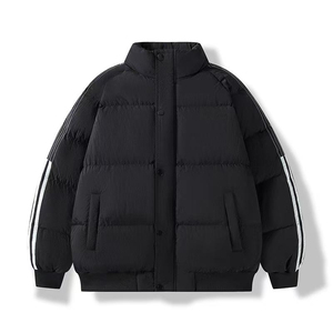BIN YOUSAF IMPEX Custom North High Quality Black Face Hooded Breathable 100% Polyester Men'<b>s</b> Winter Puffer <b>Jacket</b> Keep Warm HIGH - Product Image 3