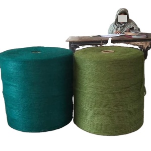 New Modern Quality Filament Eco-Friendly Anti-Bacteria Recyclable Dyed Strong Jute <b>Yarn</b> Gold Color 100% KT-08 Model Exportable - Product Image 1